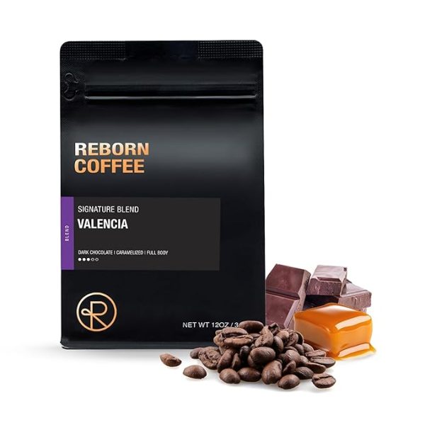 Reborn Coffee Specialty Coffee Beans - Valencia Signature Blend - Medium Roast - Gourmet Coffee Blend - Freshly Roasted Coffee Beans