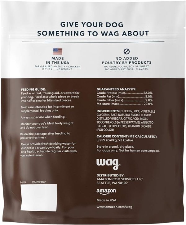 Amazon Brand - Wag Dog Treats Chicken and Waffle Bites 12oz - Image 4
