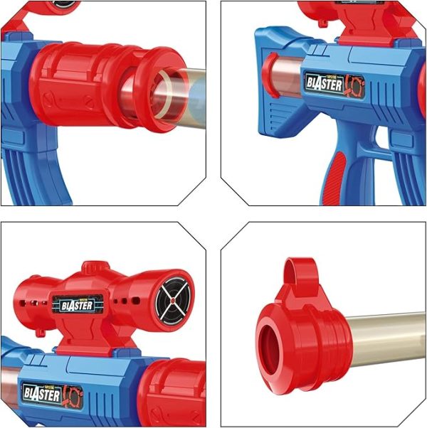YEEBAY Shooting Game Toy for Age 6, 7, 8,9,10+ Years Old Kids, Boys - 2pk Air Guns & Shooting Target & 24 Foam Balls - Ideal Gift - Compatible with Toy Guns - Image 3
