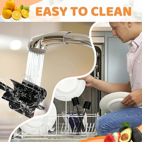 Meat Chopper, Hamburger Chopper, Potato Masher-Professional Multifunctional Heat Resistant Nylon Ground Beef Smasher Kitchen Tools And Gadgets, ​Safe For Non-Stick Cookware - Image 3