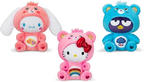 Care Bears Hello Kitty Dressed As Cheer Bear 8" Fun-Size Plush - Soft, Huggable Bestie! – Good for Girls and Boys, Employees, Collectors, Ages 4+ - Image 4