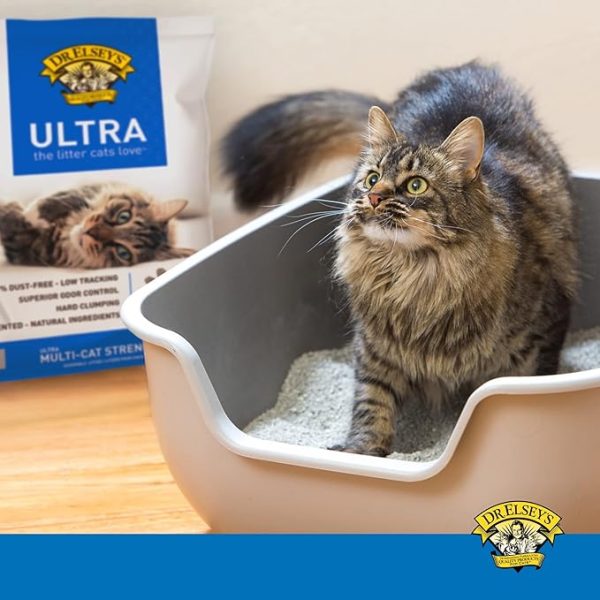 Dr. Elsey’s Premium Clumping Cat Litter - Ultra - 99.9% Dust-Free, Low Tracking, Hard Clumping, Superior Odor Control, Unscented & Natural Ingredients - Image 2