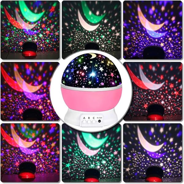 Toys for 1-10 Year Old Girls,Star Projector for Kids 2-9 Year Old Girl Gifts Toys for 3-8 Year Old Girls Christmas Gifts for 4-7 Year Old Boys Sensory Toy Birthday Gifts Stocking Stuffers for Kids - Image 4