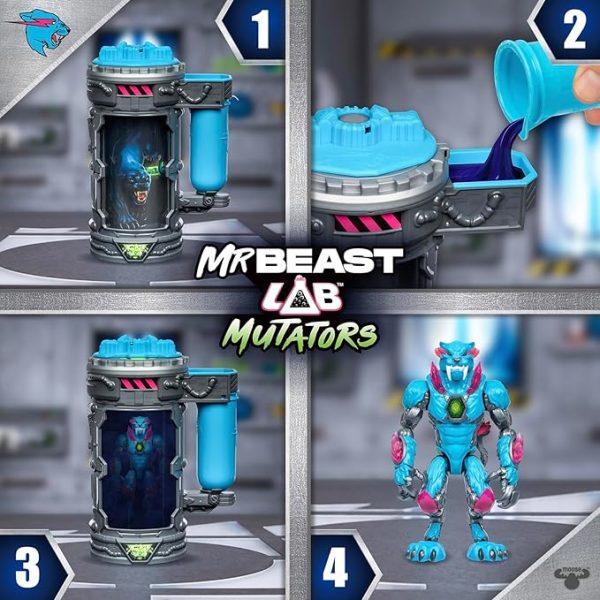 Mutators, Mutate The Ultimate Beast Mutators. Perform The Experiment, Release a MrBeast Iconic Panther Action Figure. 3 to Collect! - Image 2