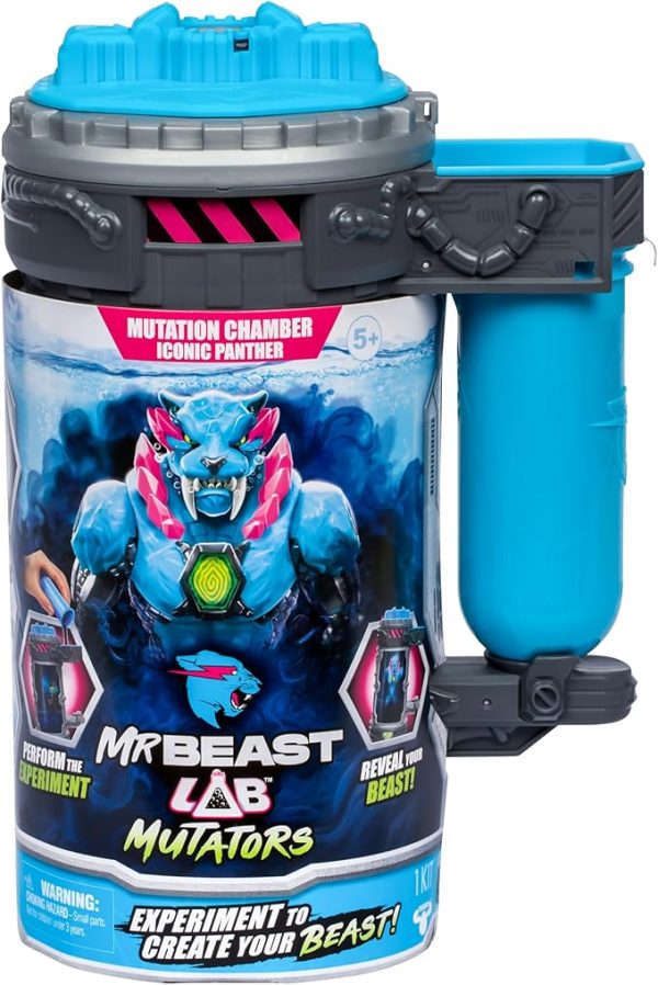 Mutators, Mutate The Ultimate Beast Mutators. Perform The Experiment, Release a MrBeast Iconic Panther Action Figure. 3 to Collect!