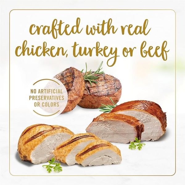 Fancy Feast Poultry and Beef Feast Classic Pate Collection Grain Free Wet Cat Food Variety Pack - (Pack of 30) 3 oz. Cans - Image 2