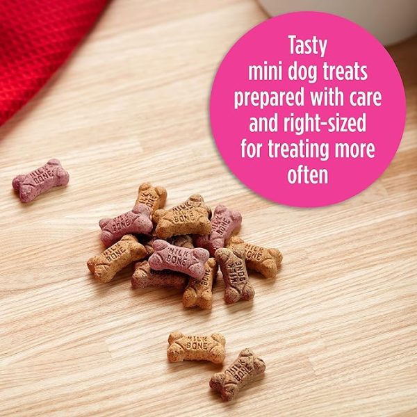 Milk-Bone Mini's Flavor Snacks Dog Treats, 36 Ounce Crunchy Texture Helps Reduce Tartar - Image 2