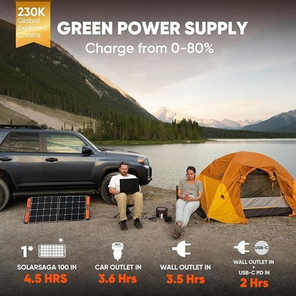 Jackery Portable Power Station Explorer 300, 293Wh Backup Lithium Battery, Solar Generator for Outdoors Camping Travel Hunting Blackout (Solar Panel Optional) - Image 6